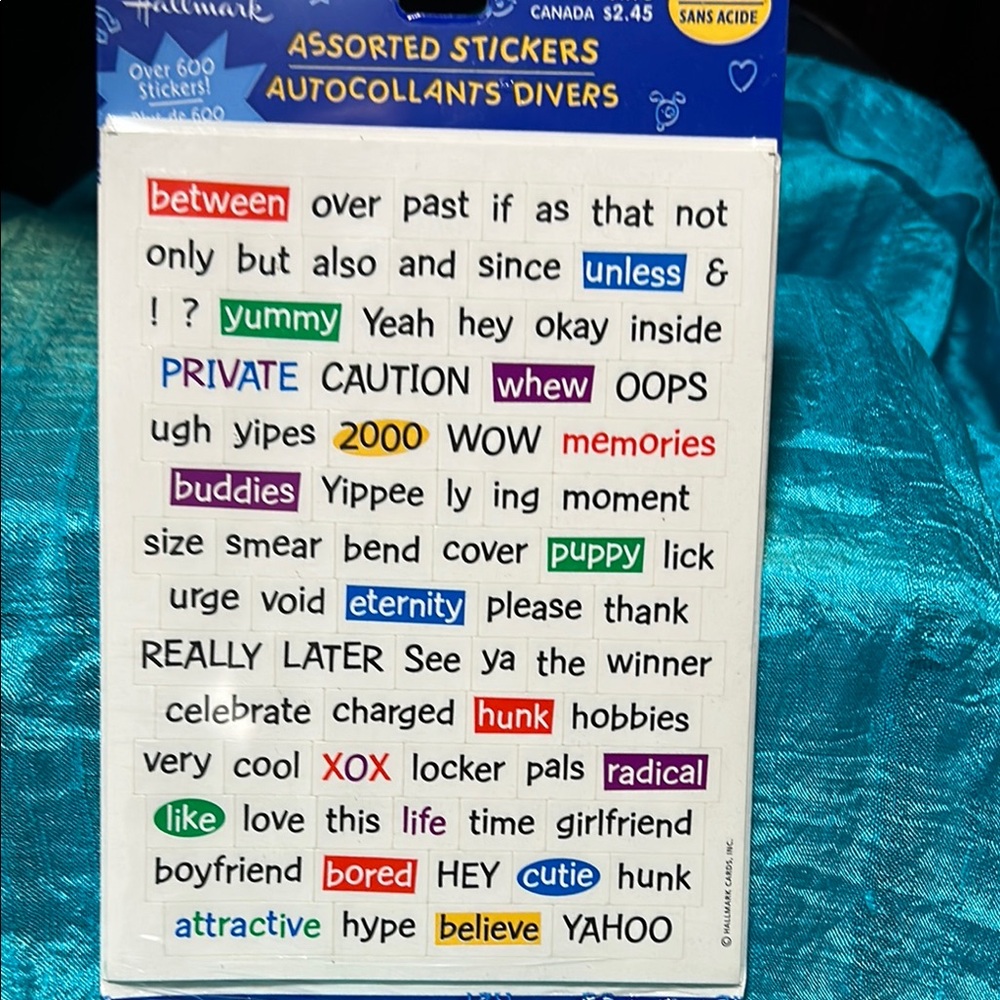 Hallmark Assorted Stickers Pack - Picture 3 of 7